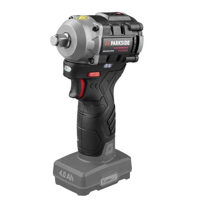 Chave impacto 350Nm 12v Parkside Performance