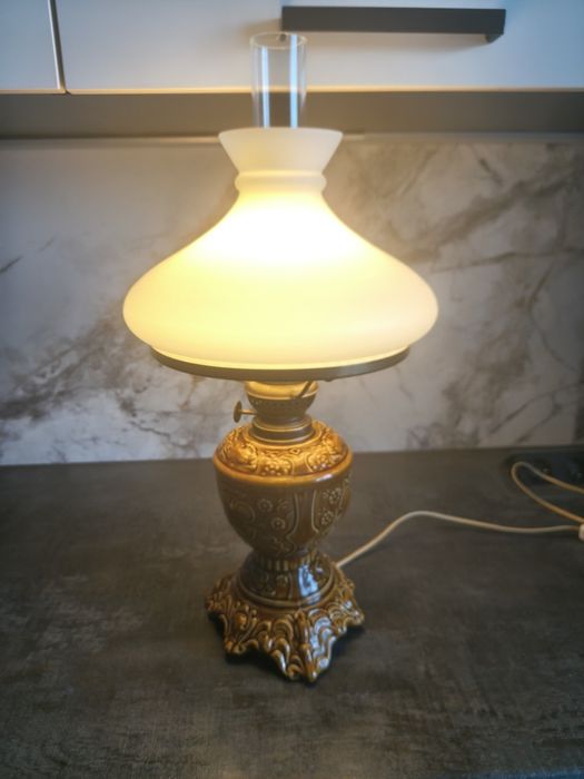 Lampa ceramiczna stołowa WZMPF Wałbrzych