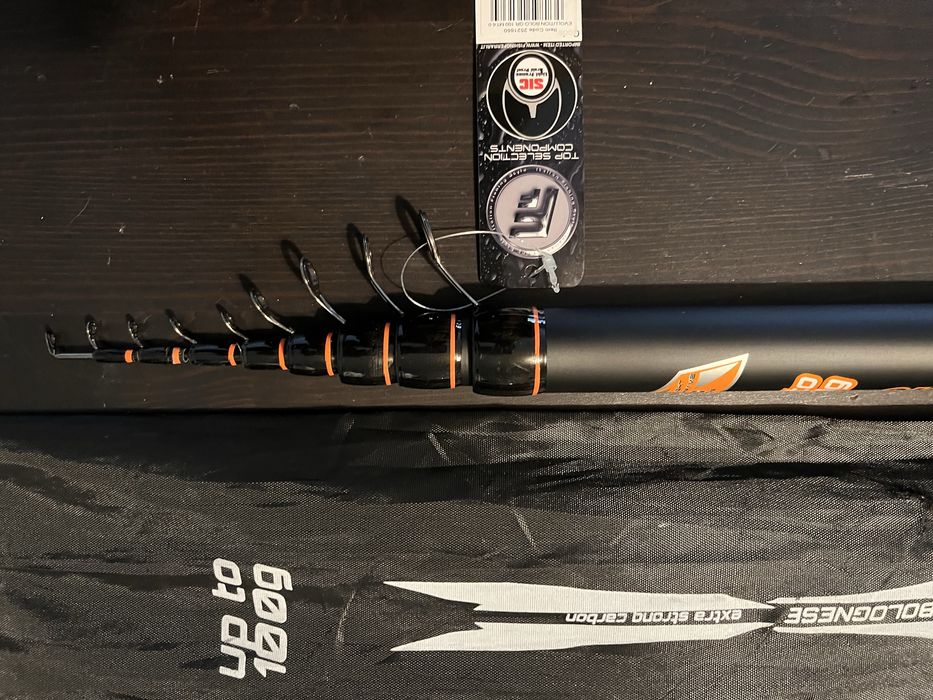 Cana pesca bóia  Fishing Ferrari Carborex Fortex 600 Evolution 6m (Nova) Passadores Titanium SIC