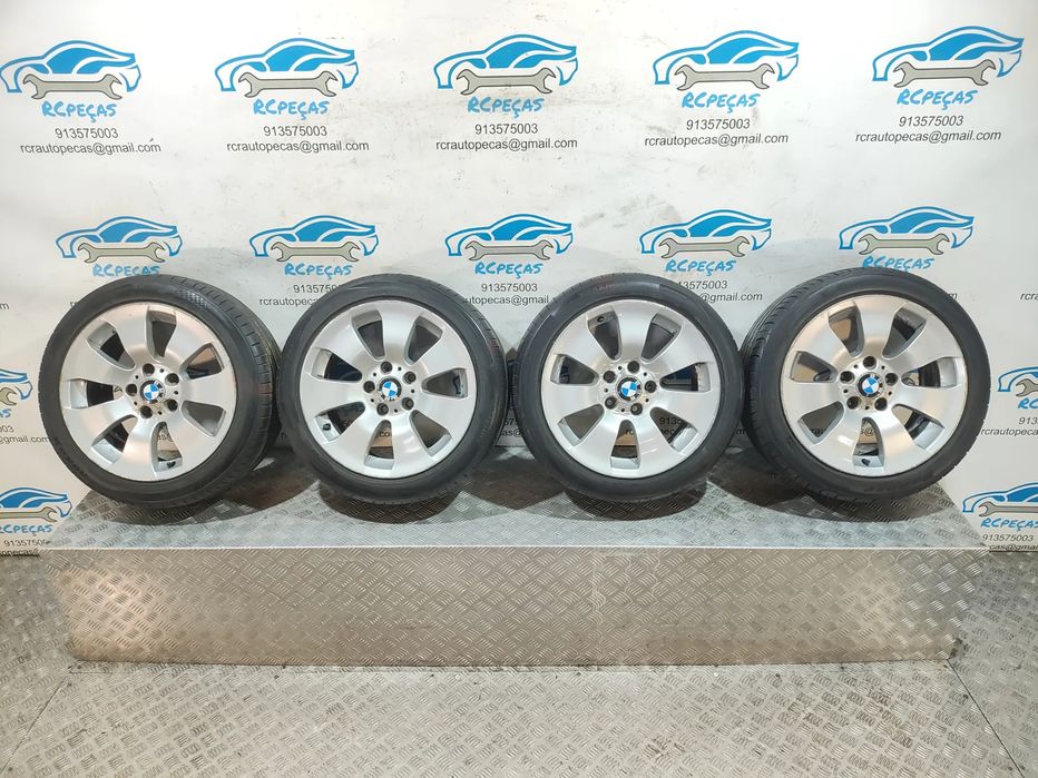 Conjunto Jantes 17 Originais BMW Serie 3 E90 8J ET34 5x120