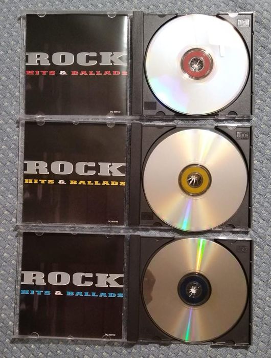 "Rock - Hits and Balads" 3 CD Box 1966 - Como NOVO!