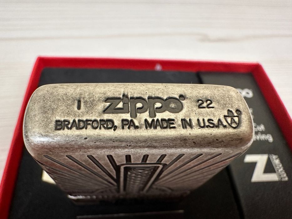 Зажигалка Zippo 29667 Armor Multicut Celtic Cross & Knot Antique