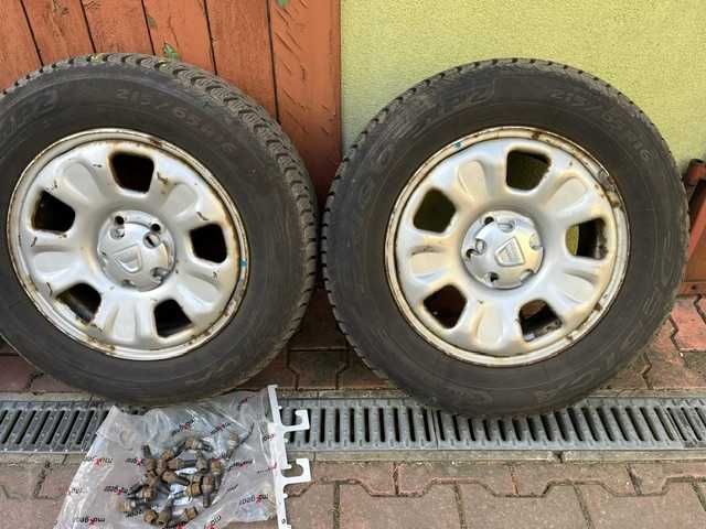 Felgi Koła Opony  Zimowe 215/65/16R DACIA DUSTER Z CZUJNIKAMI
