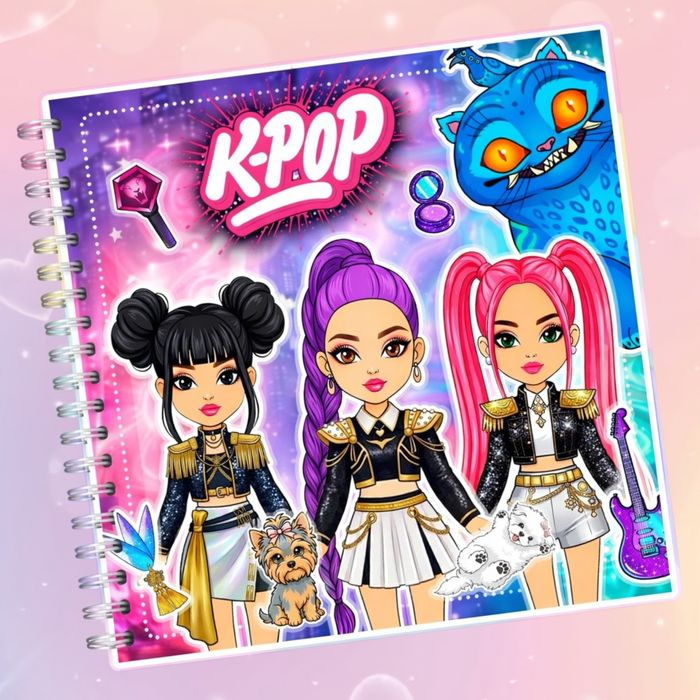 Альбом на липучках «К-рор»