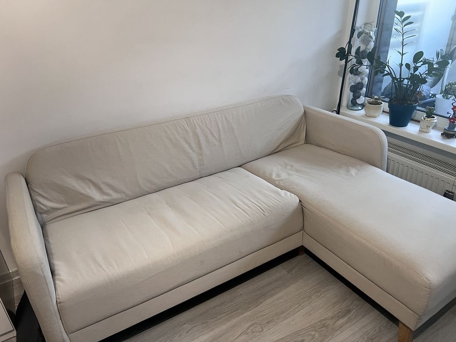 Narożnik, kanapa, sofa ikea Linanas