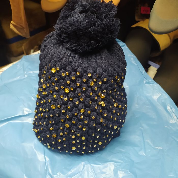 Шарф палантин сердечка, шапка лео