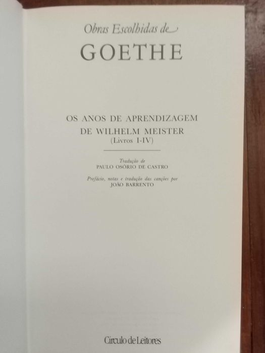 Goethe - Os anos de aprendizagem de Wilhelm Meister