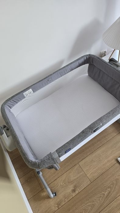 Łóżeczko dostawne dostawka Chicco Next2Me Magic Evo Dark Grey