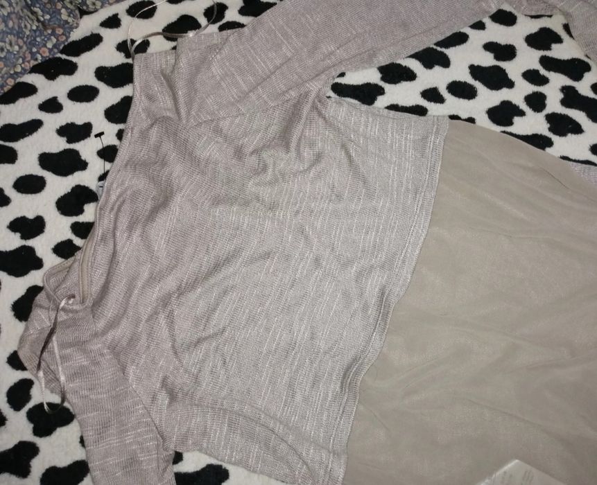 Bluzka z długim rękawem Orsay, Tył ze wstawką z innego materiału