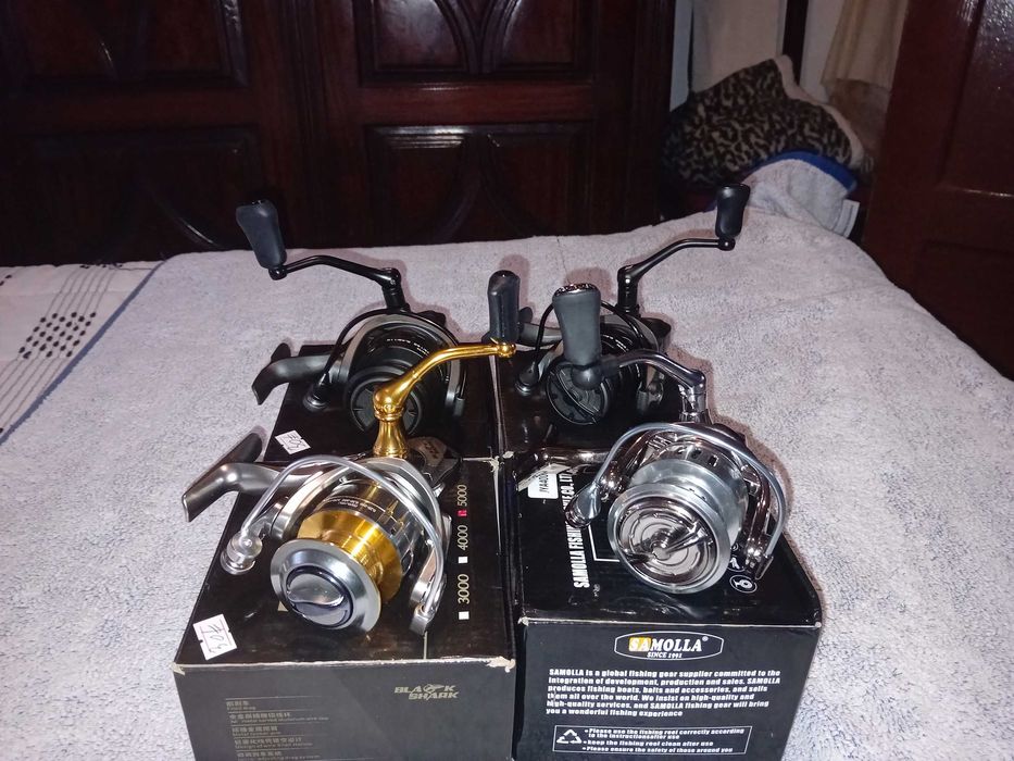 Cana Spinning Achiga 2.1m+ carreto 3000/4000 XMAS PROMO