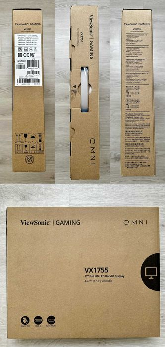 Ігровий 17.3" 144 Гц портативний монітор Viewsonic Omni FHD IPS Type-C