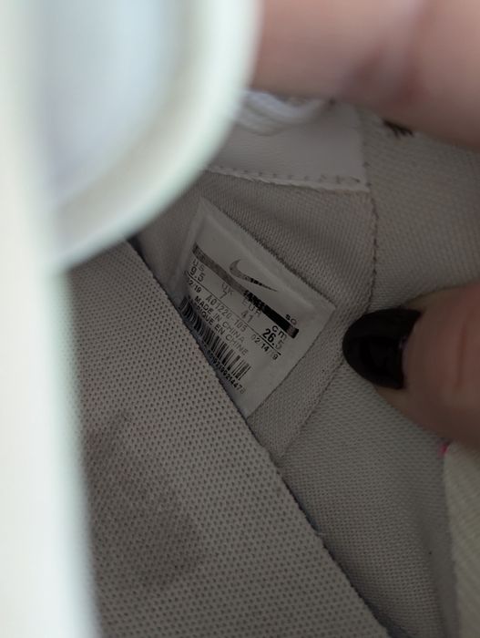 Кросівки білі рожеві Nike air force Jester 41