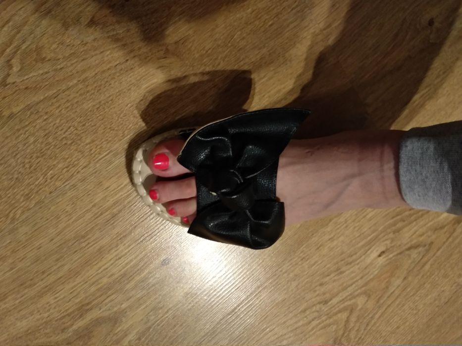 Klapki espadryle z rafią