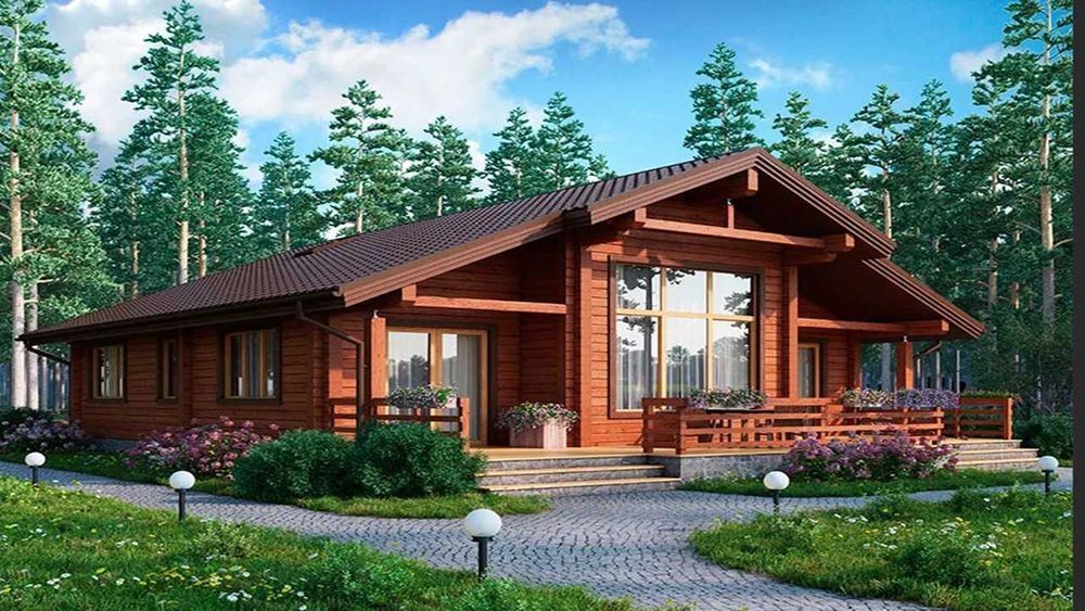 Casa de Madeira, T.4  Bungalow, Pré-Fabricada