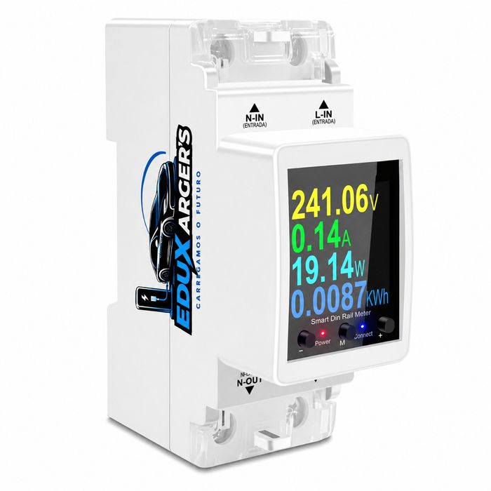Disjuntor Medidor de Energia KWh Medição de Energia
