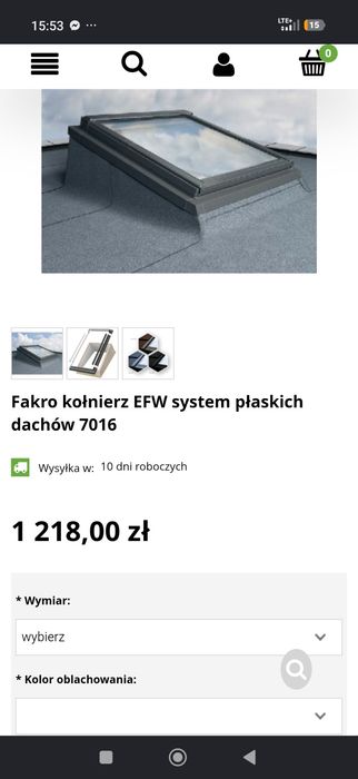 Kołnierz fakro efw nowy 2 szt