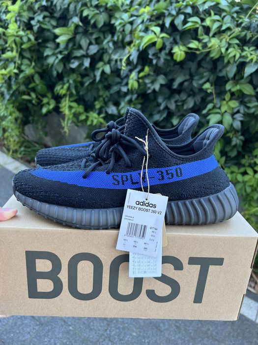 Adidas Yeezy Boost 350 V2 Dazzling Blue sneakersy czarne kanye 45 1/3