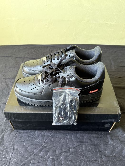 Air force 1 supreme preto