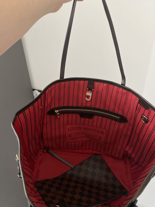 Louis Vuitton Neverfull MM skóra naturalna
