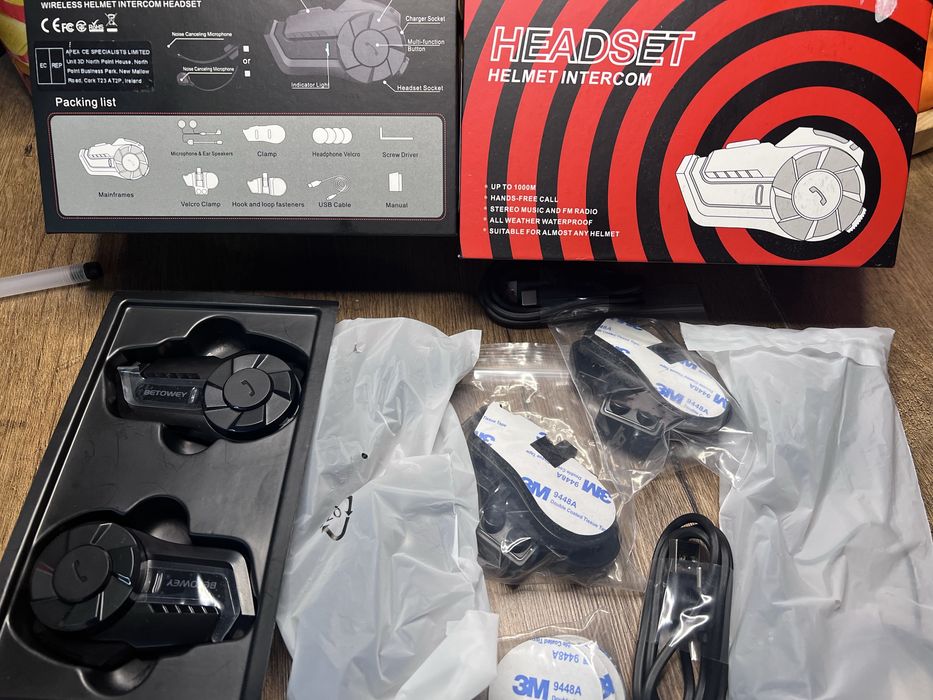 Interkom do kasku marki BETOWEY