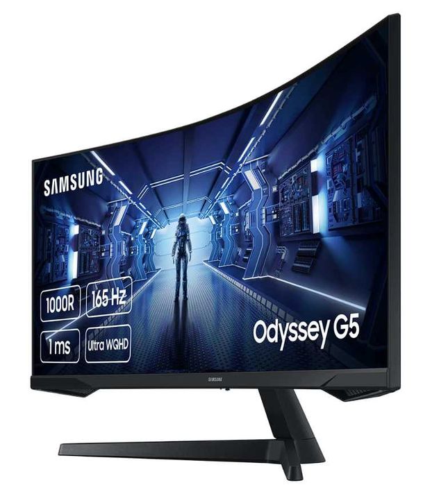 Монітор ігровий Samsung Odyssey G5 (LC34G55TWWIXCI/UA)