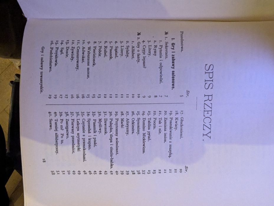 M. Rościszewski - Gry i Zabawy Towarzyskie(Reprint 1900)