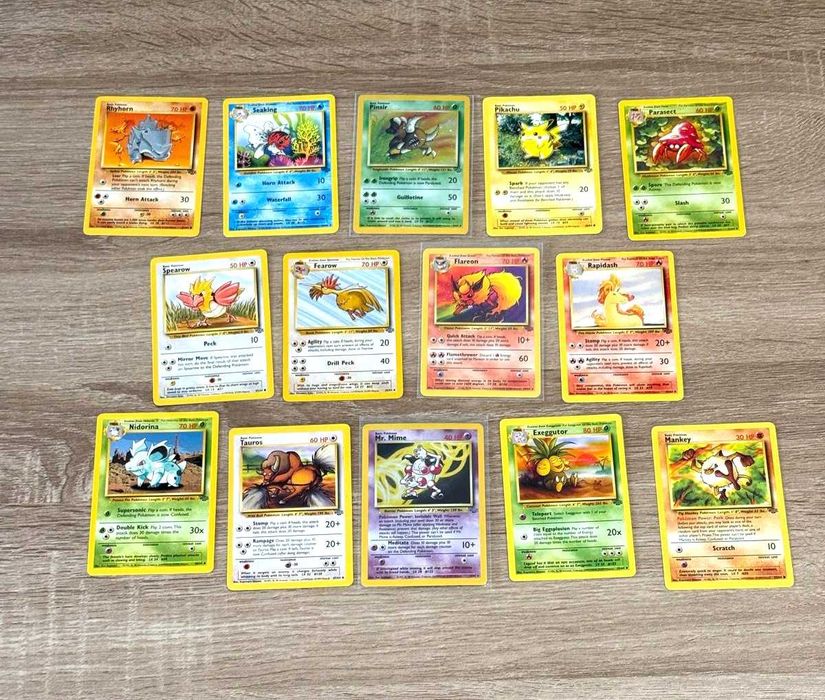 Jungle Cartas Originais Pokémon TCG WOTC - ING e PT