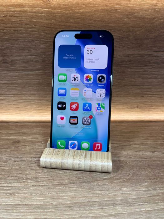 iPhone 16 Pro 128 Black !! АКБ: 90%!! №: 8203!! СТАН ГАРНИЙ !!! З США !! Айфон купити оригінал !!