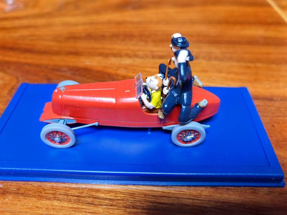 Tintin, model samochodu Czerwony Bolid, "Cygara Faraona",1:43