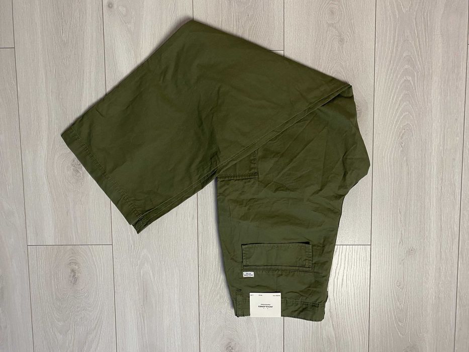JACK & JONES r.33/34 Nowe, oryginalne spodnie bojówki cargo baggy