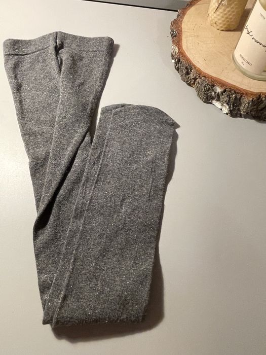 Nowe rajstopy rajstopki 140 - 146 błyszczące święta sylwester bal