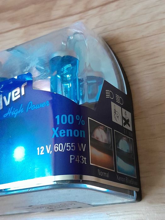 Żarówka H4 12V 60/55W Xenon Blue Silver
