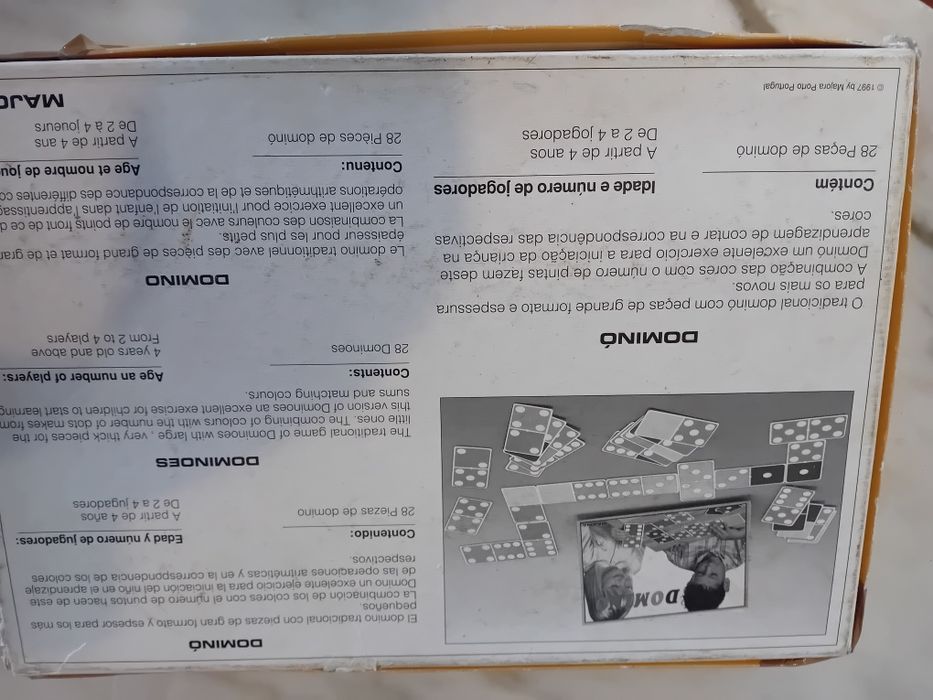 Jogo Antigo Majora Dominó