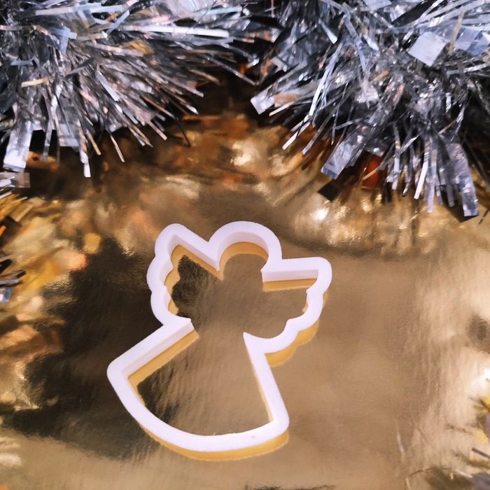Cortador de bolacha/biscoito anjo de Natal- novo
