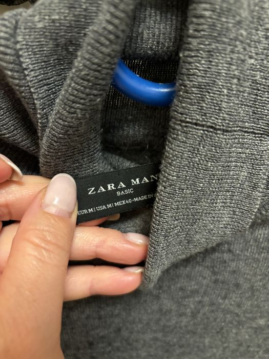 Szary golf zara men uniwersalny
