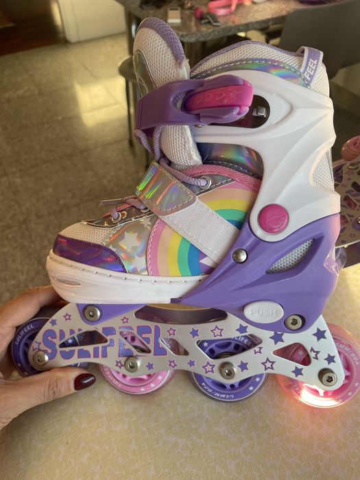 Patins em linha menina