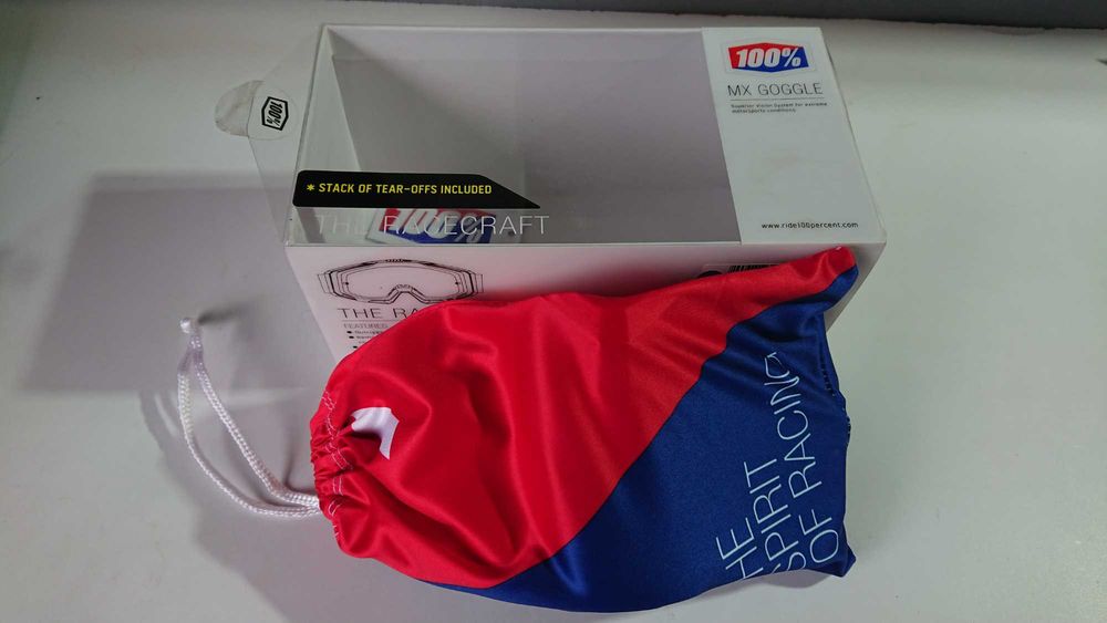 Нова Маска 100% Racecraft Clear lens + Tears-off для мотокросу ендуро