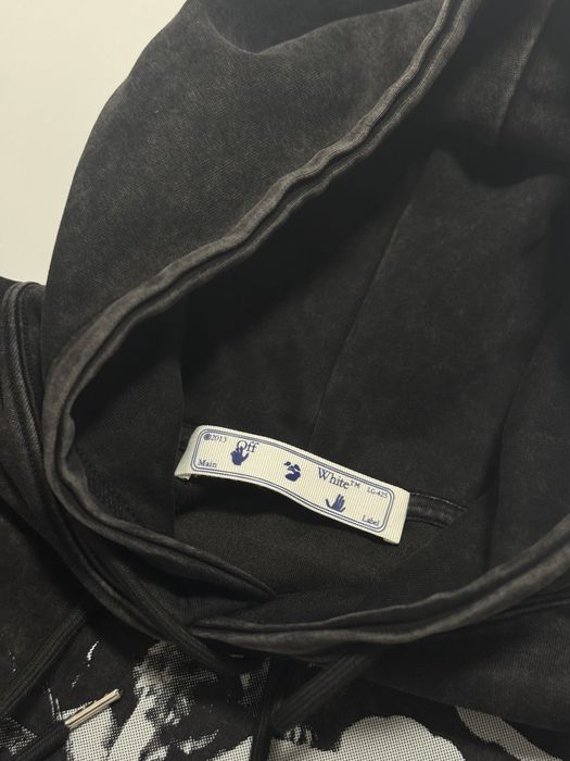 Худі Off-White темно сірого кольору М розмір