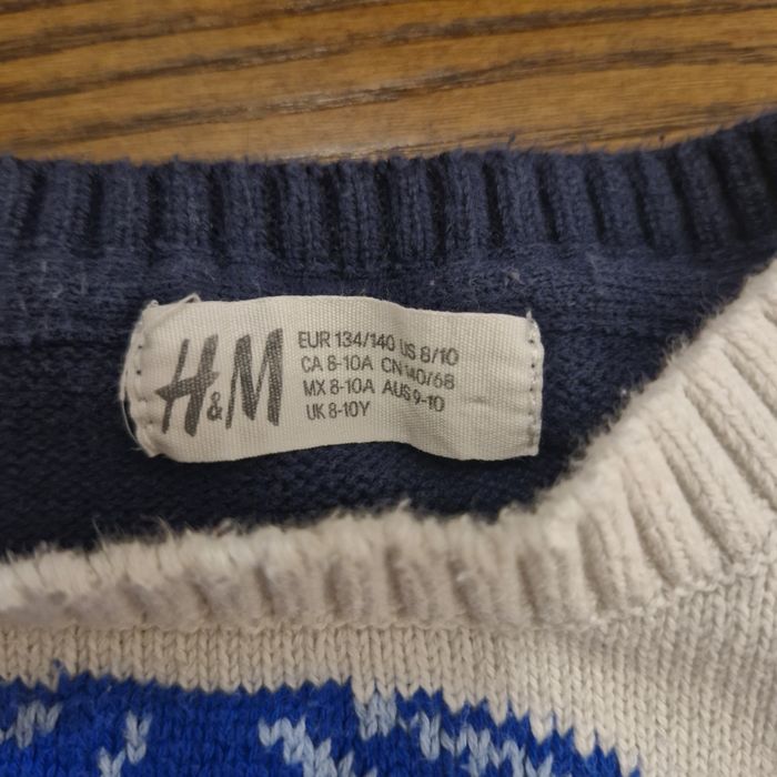 H&M 134/140 sweterek Miś