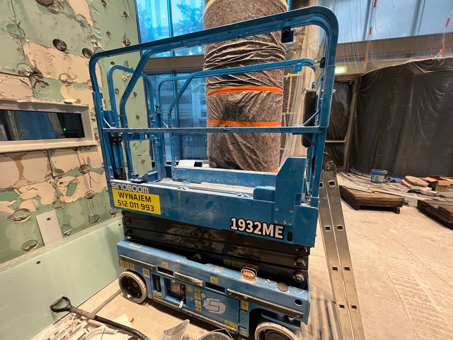 Podnośniki nożycowe - wynajem