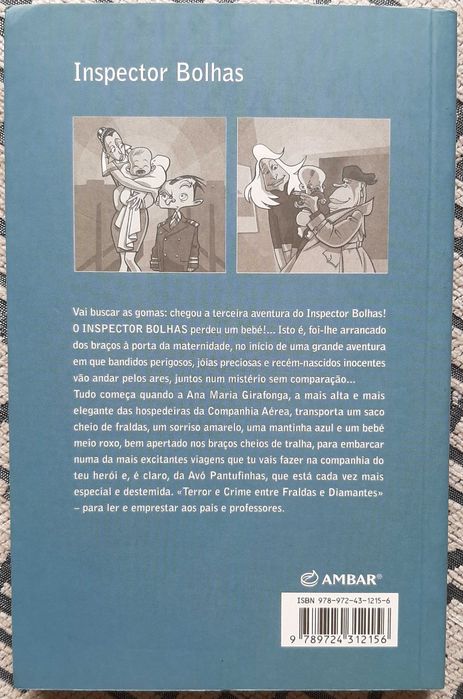 Livro - Inspector Bolhas - Terror e crime entre fraldas e diamantes