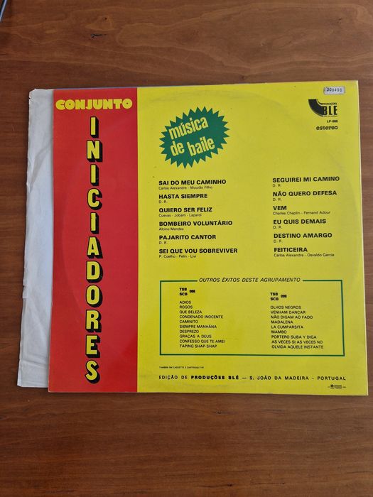 Vinil "Música de baile", Iniciadores