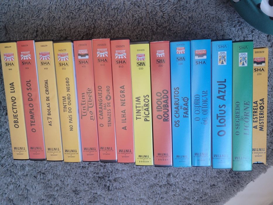 Cassetes do tintin