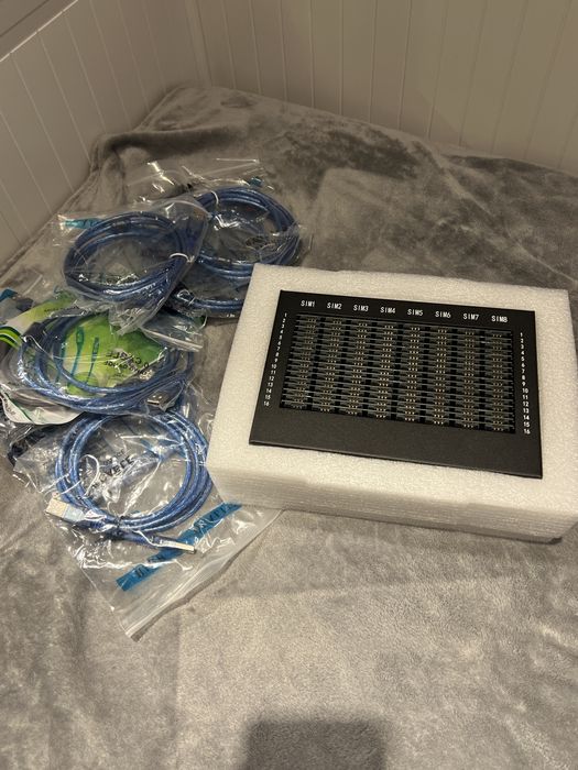 SIM-банк 128 карток та Sim шлюз 8 слотів