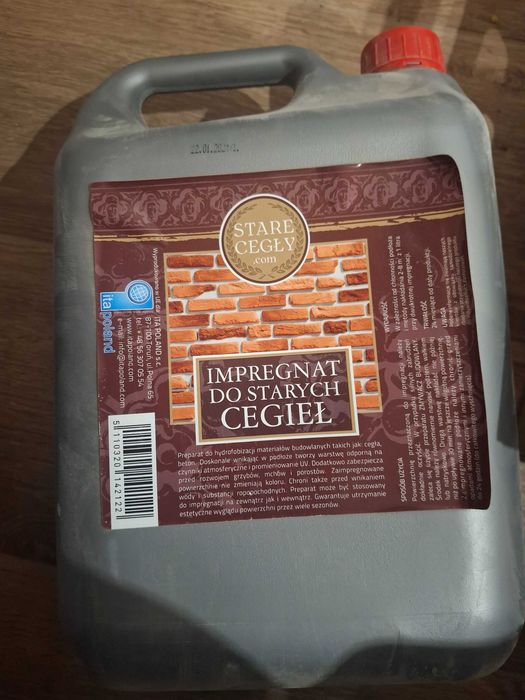 Grunt do cegły, klinkieru zewnetrzny/wewnętrzny