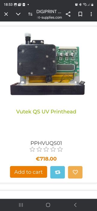 Printhead Seiko SPT500