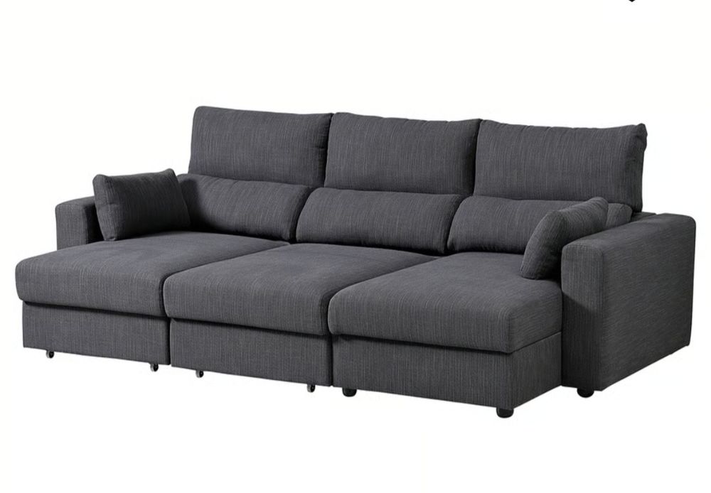 Sofá Eskilstuna IKEA cor antracite