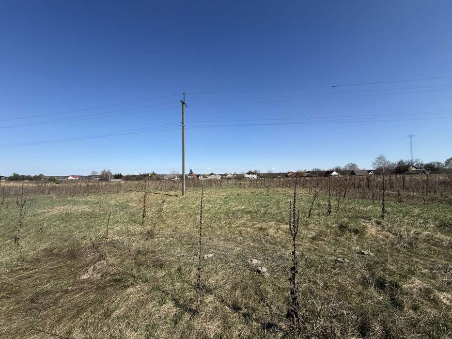 Продаж земельної ділянки , поряд ліс, дорога. Хороший варіант для будівництва в серці селица Червоне.  24 сотки - рівна місцевість