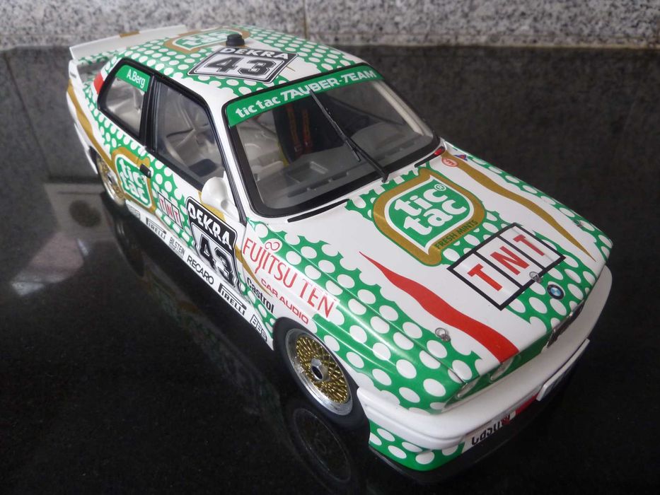 1:18 Minichamps, BMW M3, Tic-Tac, A. Berg, DTM 1991, AutoArt
