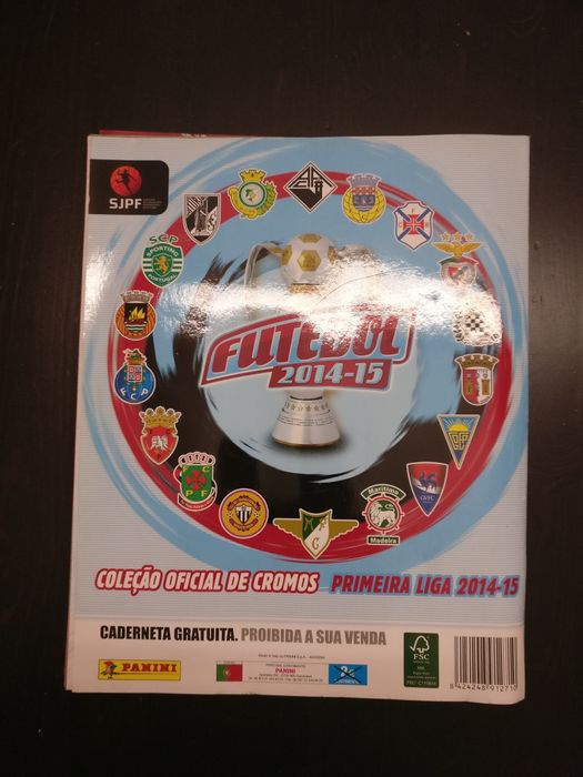 Caderneta de cromos Panini 1° Liga 2014/5